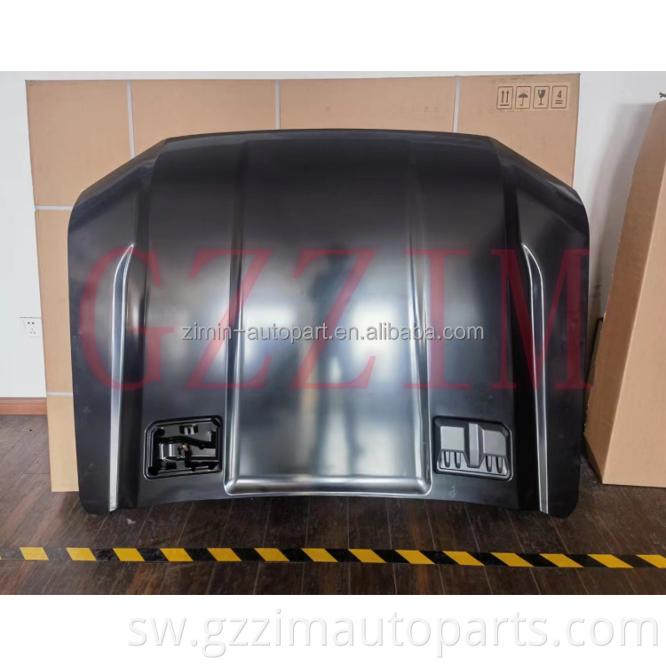 Car Accessories Black Stainless Aluminium Alloy Hood Used For Ranger  T9 2022 Upgrade To Raptor Style